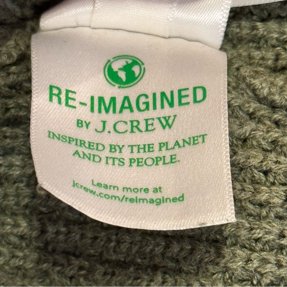 J.Crew men’s sweater (size xl) hunter green.  Pre-owned - Picture 14 of 15